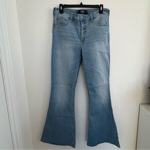 Women's Light Blue Flared Jeans